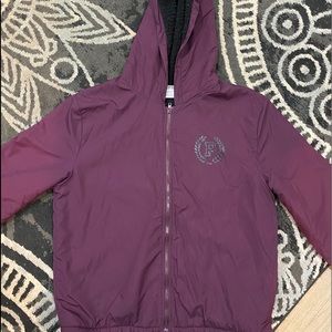 PINK windbreaker Sherpa jacket